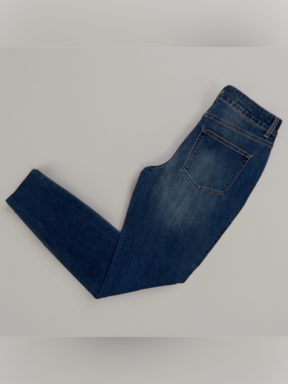 👖 Maurices High-Rise Skinny Blue Jeans w/ Ripped Details | Women’s Sz Sm Reg